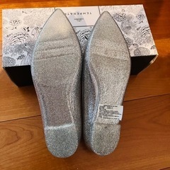 ALUNE アルネ　レインシューズ　シルバー　23cmの画像