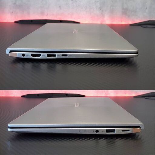 高性能 8世代i5 Win11 NVMe512GB 超薄型 極狭額ベゼル Office  ASUS ノートPC