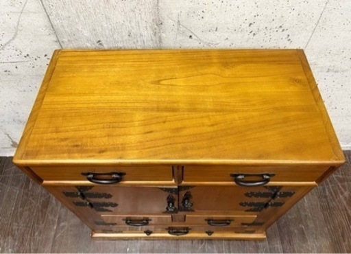 整理箪笥 飾り金具 和家具 家具 箪笥 タンス 収納棚 飾り棚