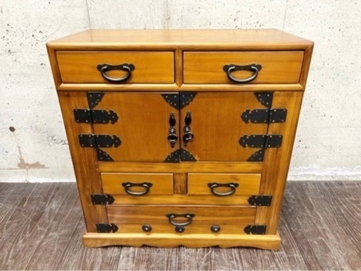 整理箪笥 飾り金具 和家具 家具 箪笥 タンス 収納棚 飾り棚