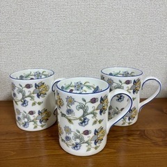 ミントン  ハドンホール  ブルー　マグカップ