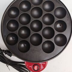 【中古】アイリスオーヤマ　たこ焼きプレート ITY-18A-R（レッド）の画像