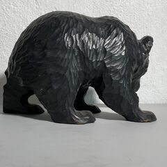 ✨🔔期間限定🔥ジモティー特別価格🔔✨熊置物 珍品 鮭咥えていない NO SERMON ノーサーモンの画像