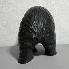 ✨🔔期間限定🔥ジモティー特別価格🔔✨熊置物 珍品 鮭咥えていない NO SERMON ノーサーモンの画像