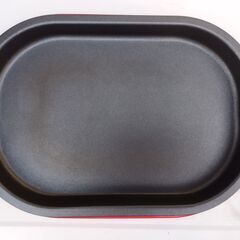 【中古】山善　ミニグリルプレート YHD-700（レッド）の画像