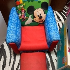 ミッキーマウス　子ども用ソフぁーの画像