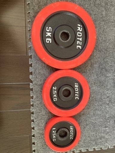 【購入される方が決まりました。】【IROTEC】ダンベル　30kg×２