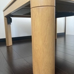 【購入者される方が決まりました。】【ニトリ】コタツアングル75cm×75cm（説明書付き）の画像