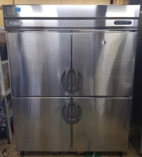 【動確済み】Fukushima 業務用冷凍冷蔵庫 URN-52PM1 1006L フクシマ 単相 100V 厨房機材 厨房機器 2凍2蔵 縦型4枚扉 4ドア 大容量 大阪発