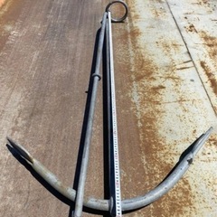 保管品　未使用　亜鉛ドブ漬け 錨　イカリ　いかり　アンカー　ストック型アンカー　メッキ　20kg 長持ち　錆びにくいの画像