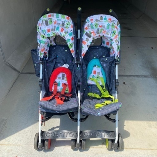 【美品★】COSATTO  コサット 2人乗りベビーカー