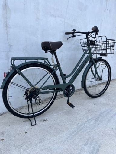 美品】 BOLDLINE -L 26インチ 6段変速 オートライト ママチャリ
