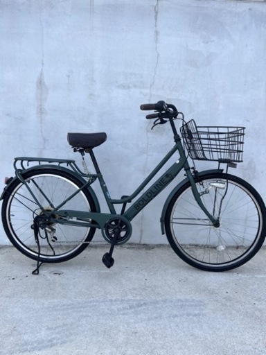 美品】 BOLDLINE -L 26インチ 6段変速 オートライト ママチャリ