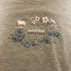 モンベル 御在所限定Tシャツ レディースの画像
