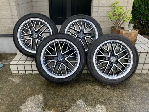 C27セレナ17インチ　サマータイヤホイールセット