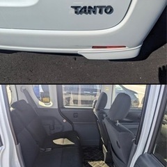 【自社ローン❗️金利0❗️簡単WEB審査❗️】✨ ダイハツ　タント✨ほら！このカスタムされた感じの顔(〃ω〃)  室内広々タントカスタム！の画像