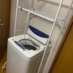 洗濯機　5kg YAMADAセレクトとラック　受け取り予定者決定の画像
