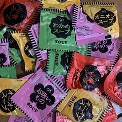 【取引終了しました】即席スープ(わかめ、オニオン、中華)32袋 ...