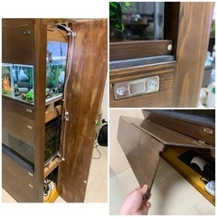 明日で〆切】水槽台+水槽5個セット APAP (ttcat) 金山の家具の