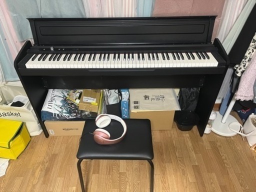 【3点セット】KORG 88鍵 電子ピアノ、CASIO 純正イス、ヘッドホン