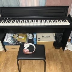 【3点セット】KORG 88鍵 電子ピアノ、CASIO 純正イス...