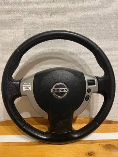 エクストレイル DNT31純正革ステアリング
