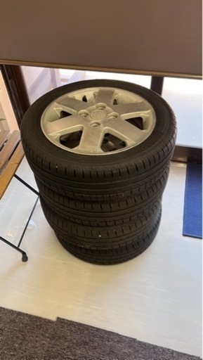 取引完了！スズキエブリィ　バリ山タイヤ&純正アルミホイール4本！値下げ！