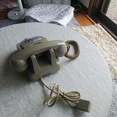 ‼️ダイヤル式電話グレー‼️の画像