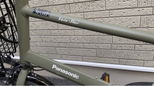 【値段交渉可】ベロスター・ミニ　BE-ELVS074 マットオリーブ　電動アシスト　Panasonic　自転車