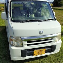 車検２５/9月  ホンダ　バモス　平成15年　白　190000km　の画像