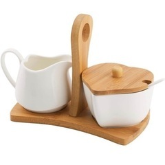 【新品】Jdeijfev シュガーボウルとクリーマーセット、蓋と...