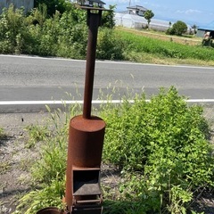 ロケットストーブ　焼却炉