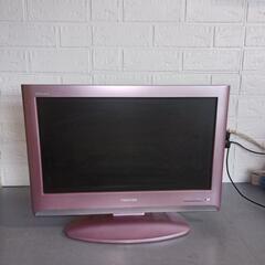 液晶テレビ 19インチ TOSHIBA REGZA 09年製 ピンク