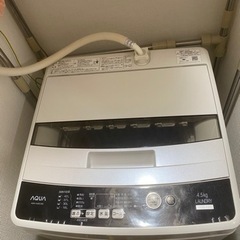 全自動電気洗濯機　家庭用　AQUA -S45EC 4.5kg