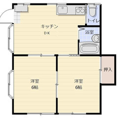 ✨敷金/礼金0円 ✨ 初期安物件💥保証人不要・ 金融ブラック・水商売・無職OK😄 ＪＲ総武・中央緩行線 幕張バス5分 バス停 旧公民館前 停歩2分 ❗️千葉市花見川区長作町724 ❗️M29414 - 千葉市