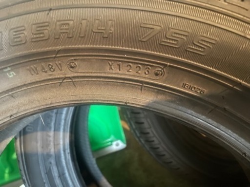 155 65 14 4本　ほぼ新品