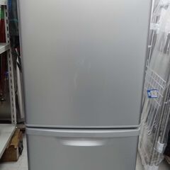 【恵庭】Panasonic　パナソニック　ノンフロン冷凍冷蔵庫　NR-B148W　2015年製　138L　2ドア　シルバー　稠子品PayPay支払いOK！