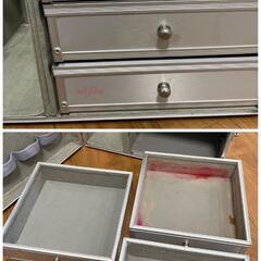 メイクボックス　サロン出張用ボックス(アルミ)　傷・汚れありの画像