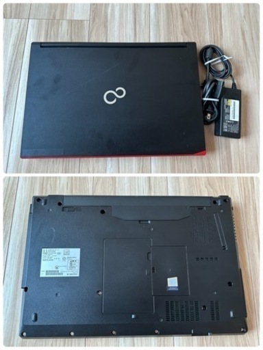 815-1★富士通 LIFEBOOK A577/R Core i3-7100U 2.4GHz 4GB DVD-ROM Win10+ Microsoft Office 2021★