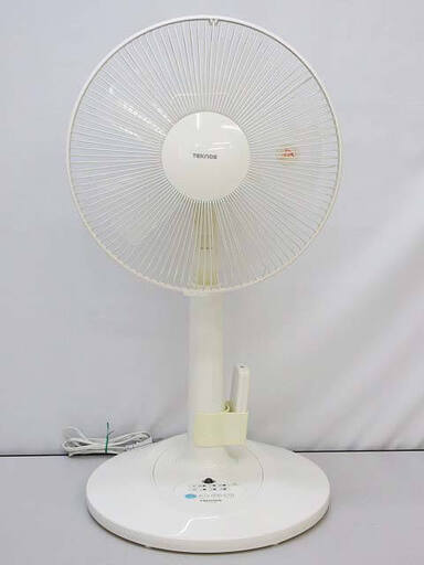 ss5534　テクノス　リビング扇風機　KI-161R　30cm　リモコン付き　5枚羽　TEKNOS　リビングファン　ホワイト　首振り　空調　シンプル　押ボタン式