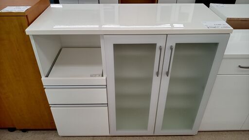 ★ジモティ割あり★ ニトリ レンジ台 白 H101×D50.5×W119.5 クリーニング済み TJ1762