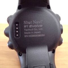 ショットナビ ShotNavi W1 Evolve BKxBK ブラックxブラック 腕時計型 GPS距離計測器 札幌 西野店の画像