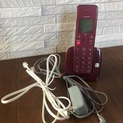 シャープ デジタルコードレス電話機 JD-S07CL-Rの画像