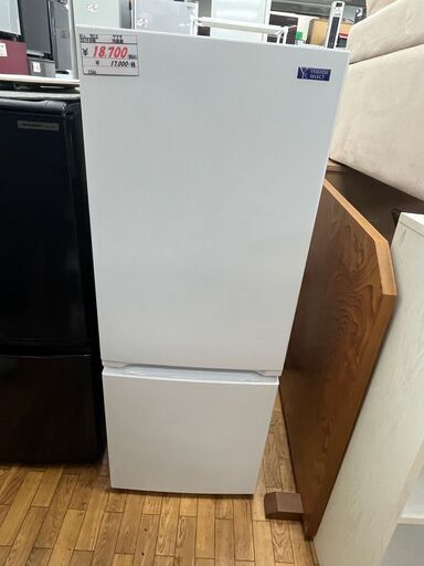 【リサイクルショップどりーむ鹿大前店】No.7013　冷蔵庫　ヤマダ電機　2019年製　156L 　美品　高年式　YRZ-F15G1