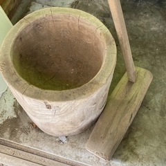 臼と杵　餅つきセット