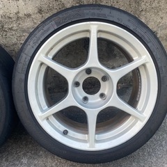 P1レーシング 16インチ 7.5J＋12 5H PCD114.3（値下げ）の画像