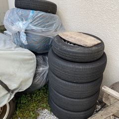 廃タイヤ必要な方差し上げますの画像