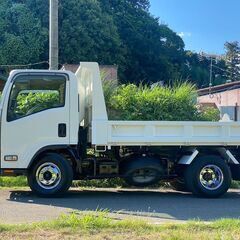 【I-0017】いすゞ　エルフ　NPR75N　ダンプ　ローダーダンプ　セルフダンプ　H21年式　最大積載量3650kgの画像