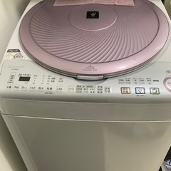 SHARP 縦型洗濯機　8.0kgの画像