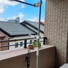 最終値下げ！！物干し竿　２本　つっぱり物干し　1セットの画像